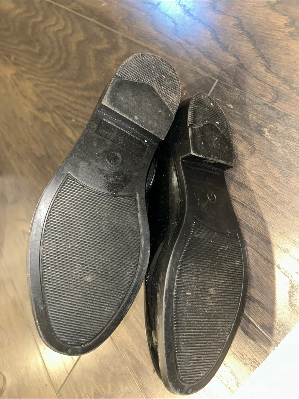 Nautica Shiny Black Pull-Tab Chelsea Rain Boots